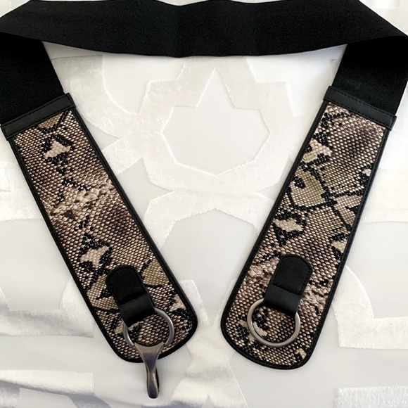 Snake Print Women\'s Belt Vintage